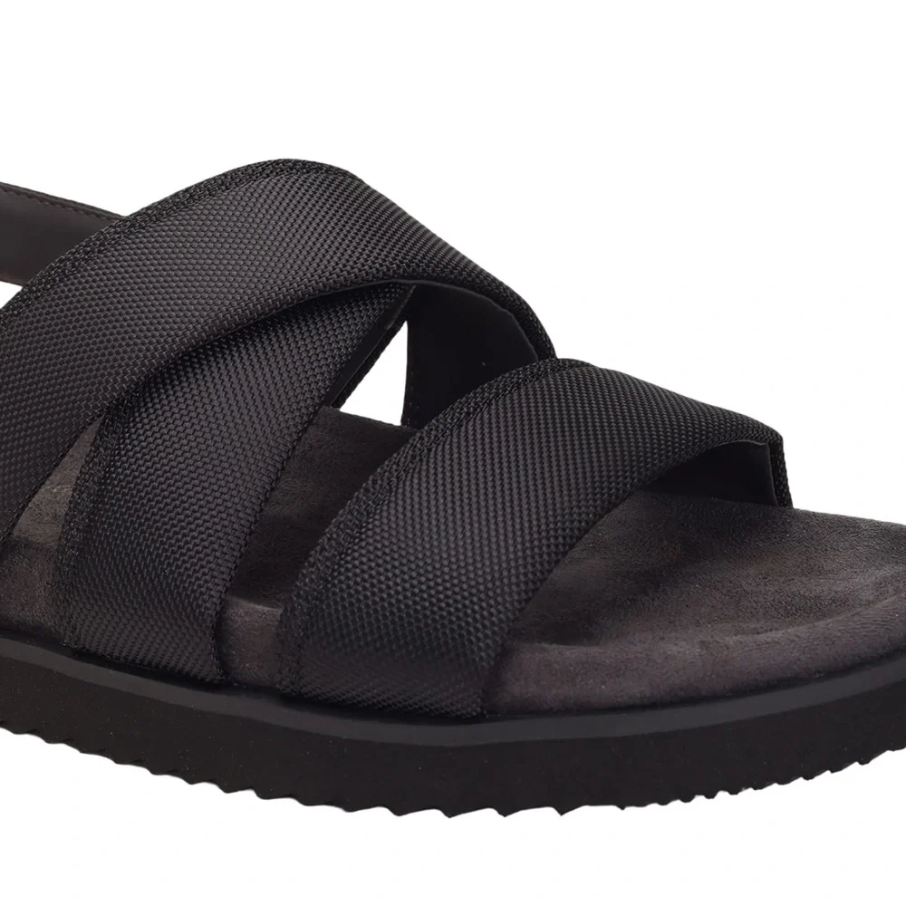 TOMMY HILFIGER • Men’s Strappy Sandals Black NWT 🩴✨